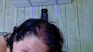 He's a Satisfied Man with His Cock in Her Hand