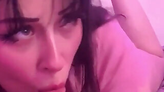 Hot Handjob and Verry Sloppy Blowjob