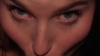 Night POV Blowjob From a Hot Brunette