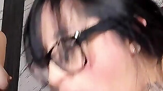 Messy Blowjob with Spit All Over