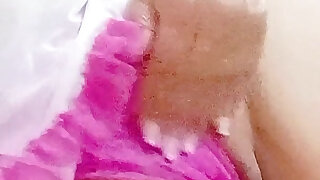 Playing with My Pussy I Put a Nice Big Dildo in It