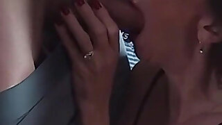 Tiny MILF Knows How to Suck Multiple Cumshots