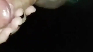 Wife at Gloryhole Blowjob at Adult Public Cinema