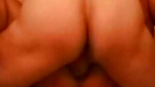 A Fake Cock and Then a Real Cock in Her Hairy Pussy