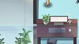 Fantasy Workspace #20 I Suck Her Pussy in the Office and He Cums on My Face