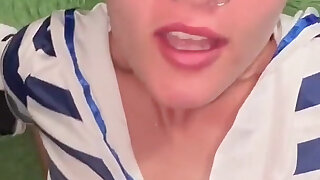 Sailor Reed Loves Having Semen on Her Face After Being Fucked!!