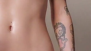 Creamy Belly & Bellybutton Tease