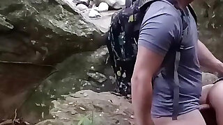 Girl Lets Her Teacher Fuck Her in the Woods After School. She Is Very Accommodating and Lets Him Record It